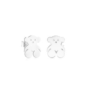 NEW! TOUS Bear earrings in sterling silver. Size: 1cm